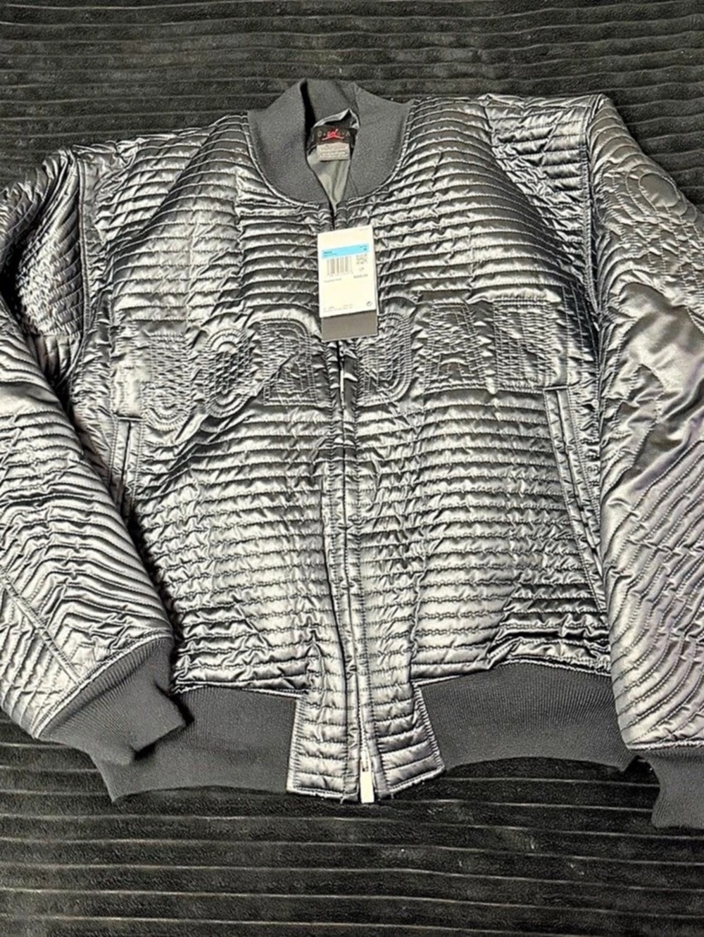 Jordan Flight Men's Nylon Varsity Jacket Black